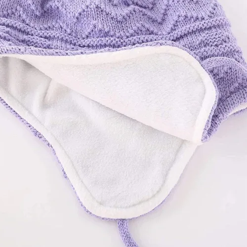 Miniatura 24 de Conjunto de guantes y gorro de invierno para niños, gorro de forro polar cálido, gorro de punto y guantes para niños y niñas