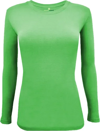 Miniatura 109 de Natural Uniforms Camiseta Under Scrub para mujer, cuello redondo, manga larga, paquete de 3, paquete múltiple de 3