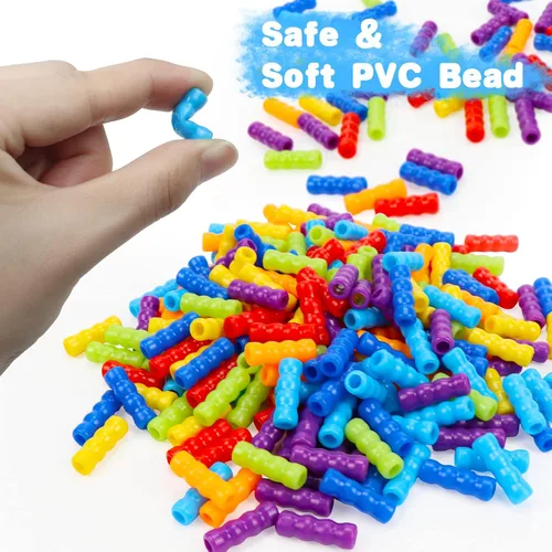 Miniatura 4 de Supertrip Cuerda de saltar holandesa doble cuerda de saltar suave con cuentas de 16 pies, cuerda de saltar para mujeres, adultos, niños, cuerda