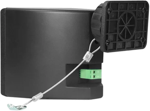 Miniatura 3 de Rockville Par de altavoces de pared de cine en casa de 8,9 cm, color negro, 30W RMS, 8 ohmios, parrillas giratorias de 360 grados, audio de 2 vías