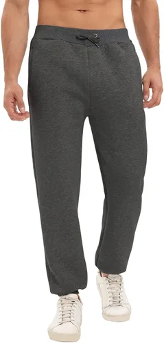 Miniatura 5 de HEEKPEK Pantalones de invierno de forro polar para hombre, pantalones deportivos con forro de sherpa para correr, para clima frío, cálidos