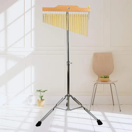Miniatura 7 de ENNBOM Campanillas de barra con soporte ajustable para 25 notas 36 notas, campanillas de viento de una hilera, instrumento de percusión musical