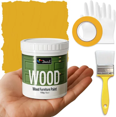 Miniatura 23 de DWIL Pintura para Muebles con Acabado Mate - Pintura para Madera de 16 Oz para Gabinetes, Puertas, Mesas y Cómodas Renovación - A Base de Agua, No