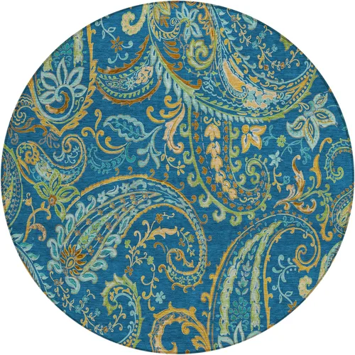 Miniatura 33 de Addison Rugs Chantille ACN533 - Alfombra negra de 8 x 10 pies, resistente a las manchas, lavable a máquina, no se desprende, para dormitorio, sala