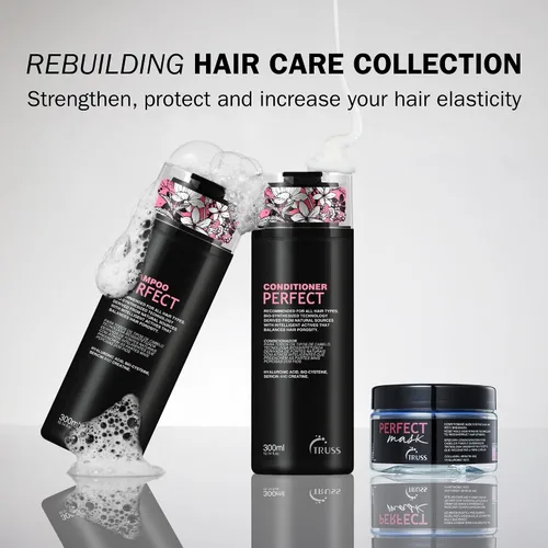Miniatura 6 de TRUSS Acondicionador perfecto para el cabello para mujeres y hombres, acondicionador de crecimiento capilar que equilibra la porosidad, promueve un