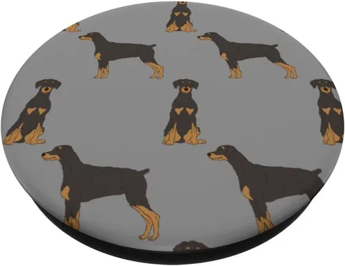 Miniatura 2 de Orejas flexibles Doberman Mom Doberman Pinscher Lovers PopSockets PopGrip intercambiables