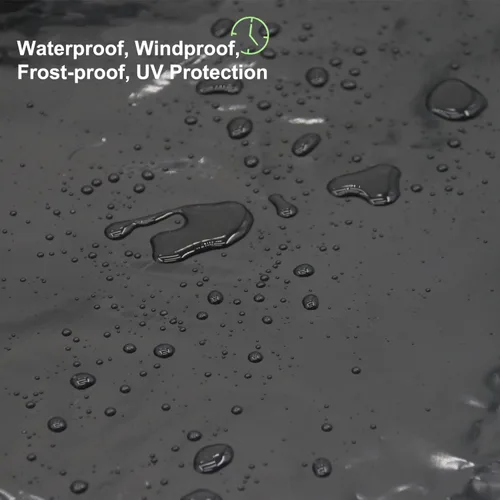 Miniatura 4 de Feitore Rollo de plástico negro de 4 mil, barrera de malas hierbas, tela de paisaje, rollo de plástico resistente para jardín, láminas