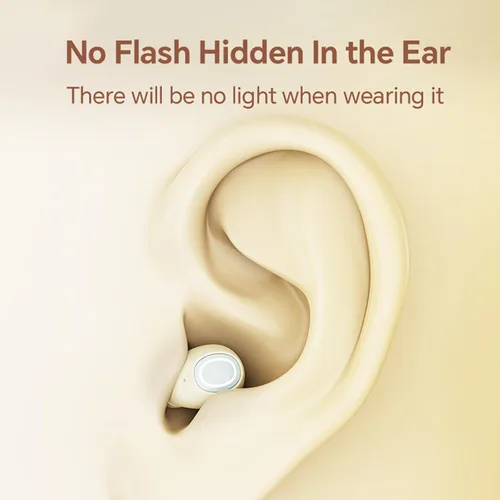 Miniatura 5 de Xmenha Mini auriculares invisibles pequeños inalámbricos Bluetooth cómodos, más pequeños, pequeños, de perfil bajo, para dormir, discretos