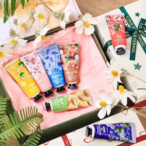 Miniatura 7 de VISCOO Paquete de 7 regalos de crema de manos para mujeres, regalo de agradecimiento para profesores, regalos de graduación, mini loción hidratante