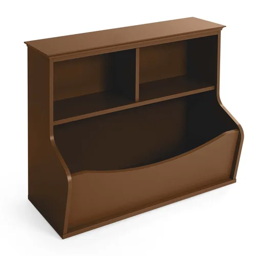 Miniatura 11 de Fencer Wire Estantería para niños, estribo para libros, cubo de almacenamiento de juguetes, estante de juguetes para niños, armario