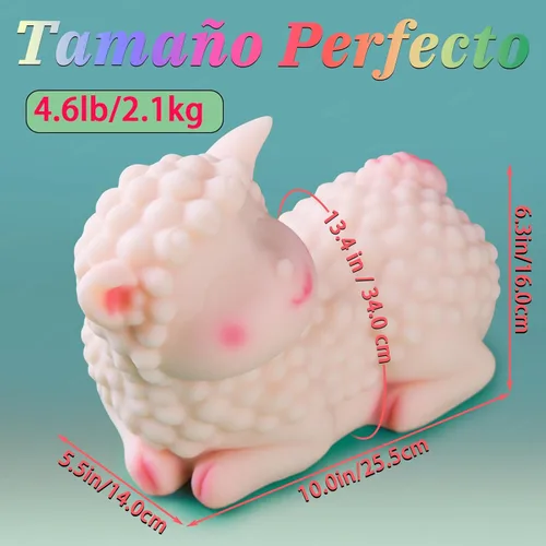 Miniatura 6 de Muñeca sexual realista Torso para hombres – Masturbador masculino de oveja con vaginal apretado, anal profundo, tamaño completo, lindo juguete