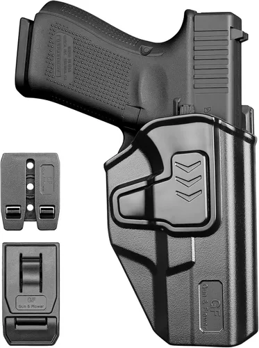 Miniatura 8 de GUN & FLOWER OWB Holster w/Belt Clip & Molle Adapter, Fits Glock 17/19 19X, Taurus G2C/G3C, 1911 Colt-Kimber-RIA-Springfield-S&W & More, 360°