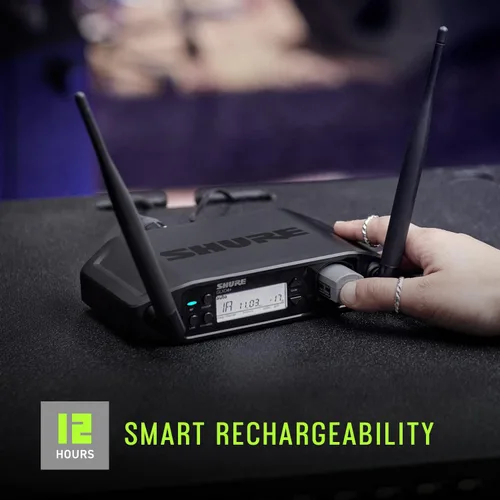 Miniatura 4 de Shure GLX-D+ Dual Band SB904 Batería recargable de iones de litio con hasta 12 horas de tiempo de funcionamiento, compatible con sistemas