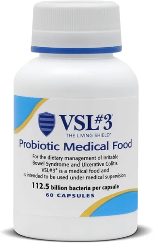 Miniatura 2 de VSL #3® Probióticos para la salud digestiva, síntomas de SII y CU - 112.5B UFC, alta potencia, multicepas, vivo, probiótico refrigerado, alimento