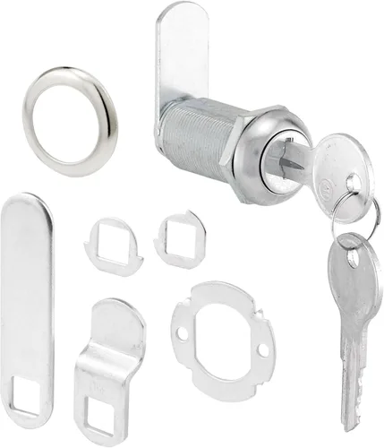 Miniatura 5 de Defender Security U 9953 - Cerradura para cajones y gabinetes, asegura archivos y cajones importantes, 1-3/8 pulgadas, carcasa fundida a presión