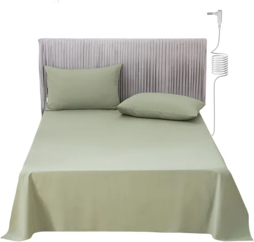 Miniatura 10 de Grounding Sheets - Sábanas de tamaño matrimonial con cable de conexión a tierra de 15 pies, 90% algodón orgánico y 10% fibra de plata pura, sábanas