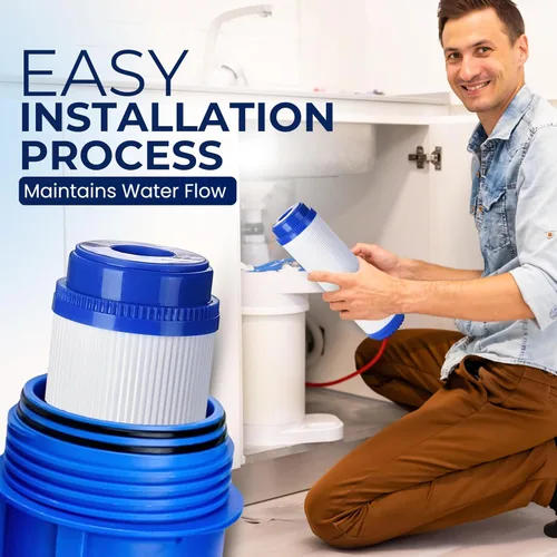 Miniatura 6 de IPW Industries Reemplazo del filtro de agua de carbón activado para fontanero estadounidense (WCC 155155-51, W50PEHD y WVC34) - Eliminador