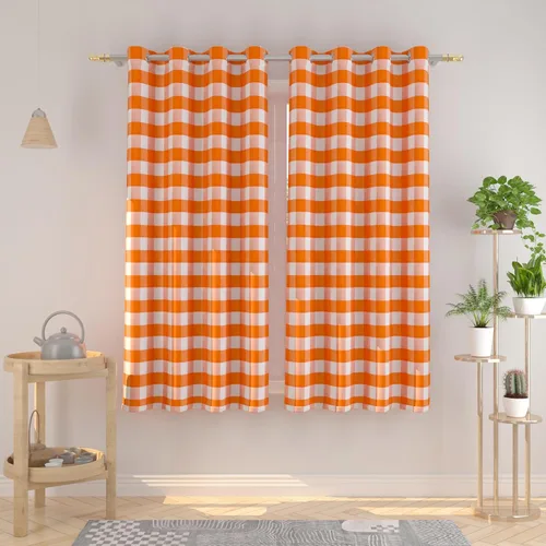 Miniatura 19 de Cortinas de 24 pulgadas de largo con diseño Buffalo Check Gingham Plaid para ventanas de cocina y baño, tratamiento para ventanas con 2 paneles
