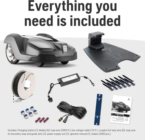Miniatura 3 de Husqvarna Automower 430X - Cortacésped robótico con navegación asistida por GPS, cortacésped automático con autoinstalación y tecnología de corte