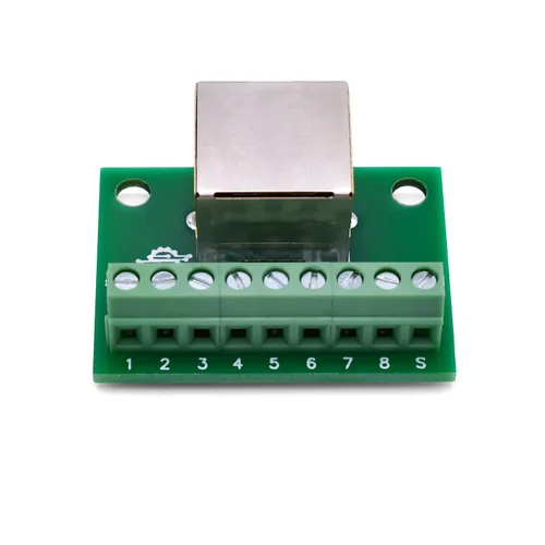 Miniatura 4 de RJ45 Mini Tornillo Terminal Junta de Desconexión
