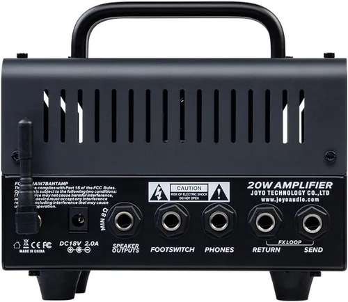 Miniatura 3 de JOYO Zombie-II (rectificador dual) Serie BanTamp XL Mini amplificador de 20 W, preamplificador de 2 canales, Amplificador híbrido de tubo