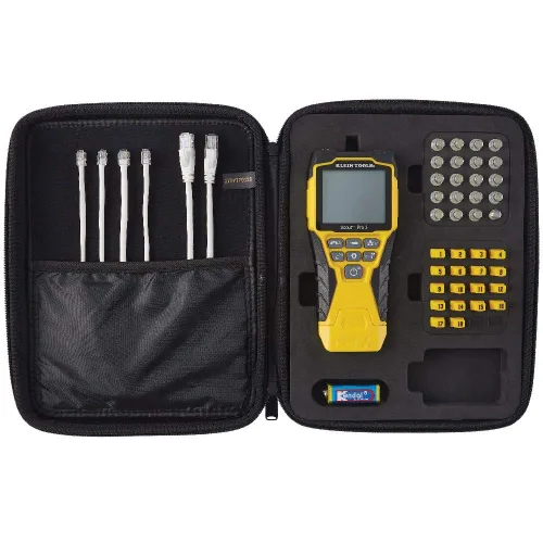 Miniatura 2 de Klein Tools Probador de cable VDV501-852 y herramienta de punchdown de impacto VDV427-300 y VDV226-110 Crimpadora de cables de datos modular