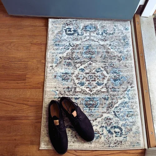 Miniatura 11 de Luxe Weavers 4620 Marine 2x3 - Alfombra floral envejecida