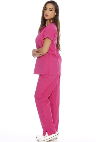 Miniatura 2 de Just Love uniforme médico con cuello en V para mujer