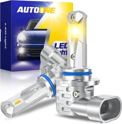 Miniatura 10 de AUTOONE Bombillas LED antiniebla H8 H11 H16 o DRL, 6000 K blancas superbrillantes para repuesto de luces antiniebla de automóvil, 50000 horas