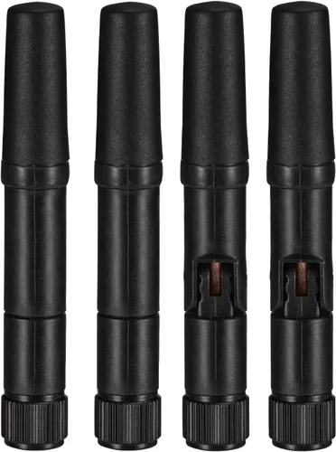 Miniatura 10 de Eightwood Antena WiFi pequeña de doble banda 2.4 GHz 5 GHz RP-SMA antena 2 unids para PC computadora de escritorio tarjeta PCIe Router WiFi cámara