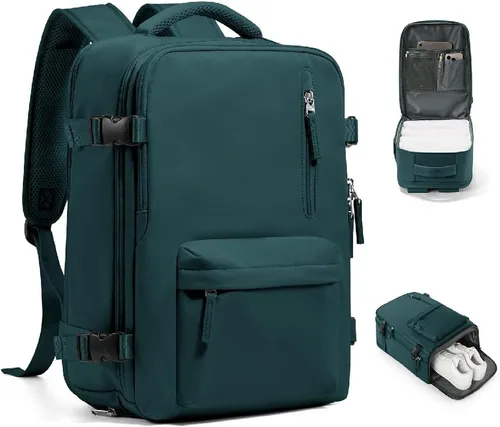 Miniatura 31 de VGCUB - Mochila grande para viaje, trabajo, negocios, mochila para laptop aprobada como equipaje de mano para vuelos, unisex, Negro -, Grande, Large