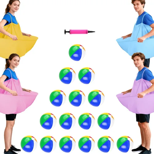 Miniatura 11 de Juego de pantalones de abuela para el patio, juego de pantalones de abuela con correa, juego de lanzamiento de pantalones gigantes, juego de fiesta