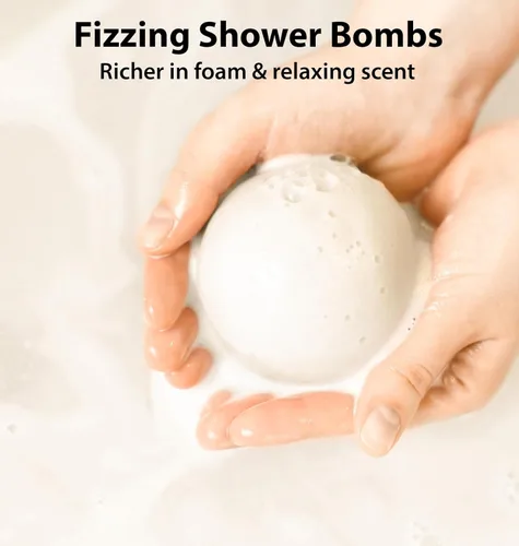 Miniatura 5 de Bombas cremosas de baño de burbujas de colágeno con aceites esenciales de leche de avena, miel, regalo de baño de lujo, nutrición para la piel seca