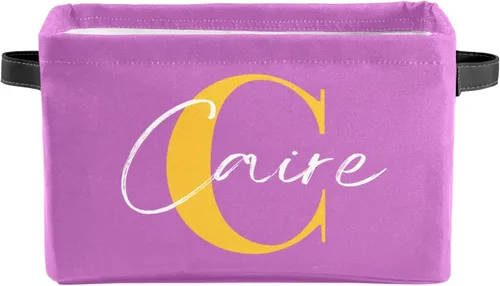 Miniatura 2 de Cesta de regalo personalizada con nombre, caja de juguetes de almacenamiento personalizada para niños, organizador de cubos de almacenamiento