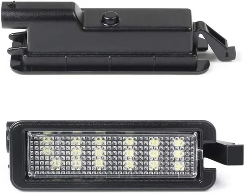 Miniatura 5 de Gempro Lámparas LED para placa de matrícula para Dodge Charger Challenger Pacifica Jeep Compass Chrysler 300 2015-2022, 6000 K, blanco, 1 unidad