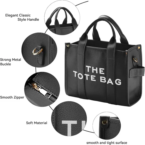 Miniatura 2 de charlore The Leather Tote Bag For Women, Womens Tote Bags with zipper,Can shouldercrossbody,Handbag