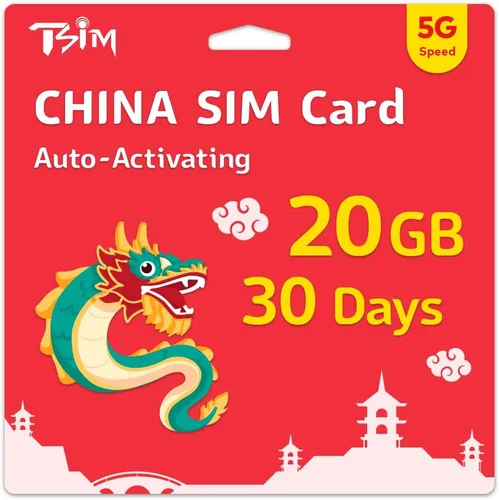 Miniatura 8 de China SIM Card 15 Days Unlimited Data Sim Hong Kong & Macau Coverage High-Speed 5G/4G Data Hotspot Supported Refillable Plan