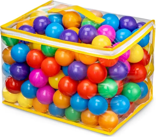 Miniatura 11 de Hovenlay Pelotas para hoyo de bolas, sin ftalatos, plástico a prueba de aplastamiento, 7 colores brillantes en juguetes reutilizables para niños