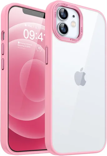 Miniatura 9 de CANSHN - Funda transparente compatible con iPhone 12/iPhone 12 Pro [Protección contra caídas de grado militar] No amarillea, funda protectora a