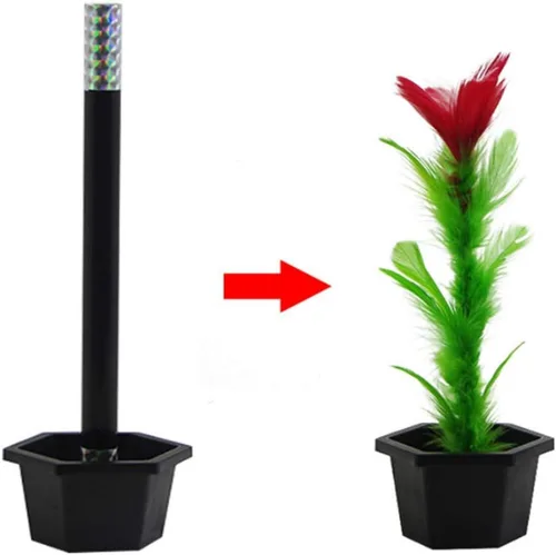 Miniatura 3 de WSNMING Magic Stick to Flower Easy Magic Trick Toys Show Performance Prop Juguetes divertidos para adultos y niños
