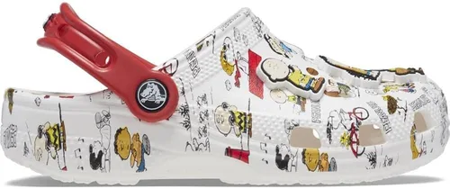Miniatura 3 de Crocs Zuecos de Snoopy clásicos unisex para niños, BlancoMulticolor