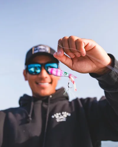 Miniatura 5 de Nomad Design Señuelo de pesca vibratorio patentado original de Squidtrex – Señuelo de plástico suave TPE con aroma añadido para agua salada