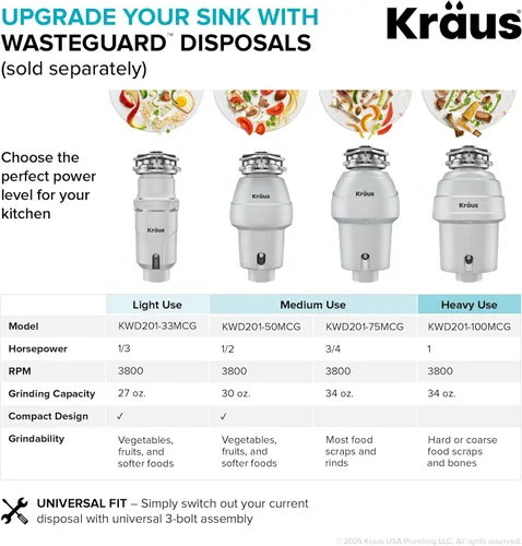 Miniatura 14 de Kraus - KHU100-30 - Fregadero de cocina de acero inoxidable, de 30 pulgadas