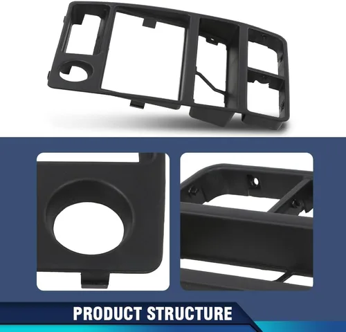 Miniatura 9 de PIT66 Panel de Remate de Marco de Radio de Salpicadero Compatible con Geo Tracker/Suzuki Sidekick 1992-1995