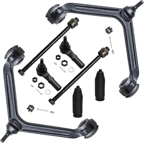 Miniatura 125 de Detroit Axle - Kit de brazos de control de extremo delantero de 8 piezas para Dodge Dakota 00-04, Durango 00-03, 4 brazos de control superior e