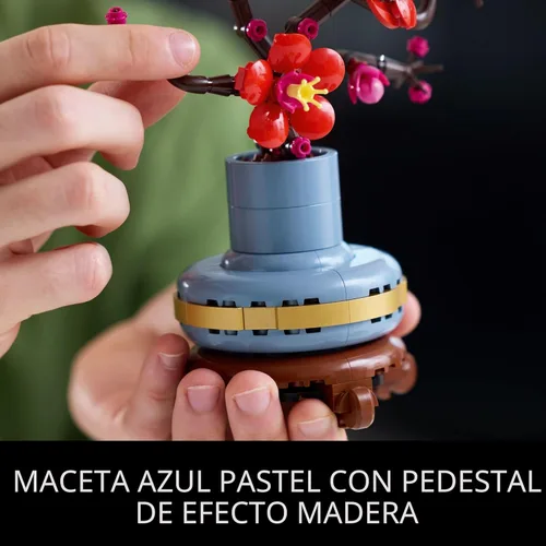 Miniatura 5 de LEGO Botanicals - Juegos de construcción de flores de ciruela artificiales para adultos - Flor artificial para centro de mesa de cena, decoración