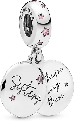 Miniatura 3 de PANDORA Jewelry Forever Sisters - Dije de circonita cúbica en plata de ley