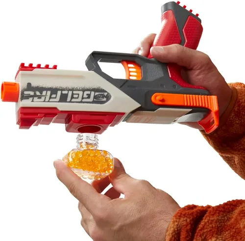Miniatura 4 de Nerf Pro Gelfire Legion Blaster de Acción de Resorte, 5000 Rondas, Tolva de 130, Gafas Protectoras, Disparo de Impacto, Para Edades de 14 y Más