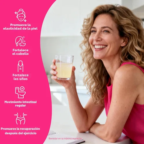 Miniatura 6 de Polvo de colágeno para mujeres, péptidos de colágeno en polvo con probióticos, proteína de colágeno prebiótica para piel, cabello, huesos