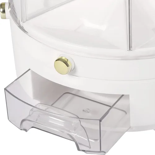 Miniatura 3 de Dispensador de granos giratorio de 6 rejillas, dispensador de cereales, dispensador de arroz, dispensador de alimentos giratorio de 360°